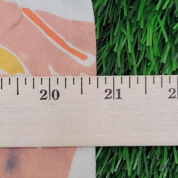 Vintage Watermelon Floral Shirt Womens Medium 21x22 White - Picture 4 of 13